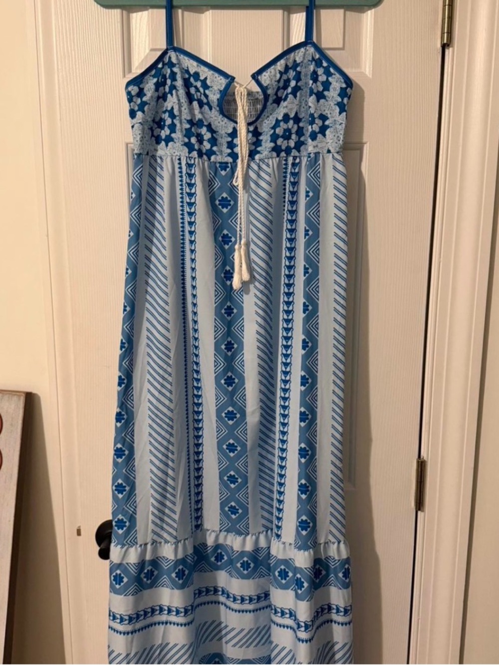 Beach Boutique Blue Maxi Dress - Picture 2 of 3